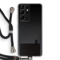 Musketon Halftone: Samsung Galaxy S21 Ultra Transparant Hoesje met koord