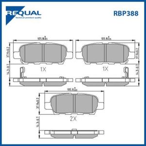 Requal Remblokset RBP388