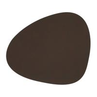 LIND DNA Placemat Nupo - Leer - Dark Brown - 44 x 37 cm - thumbnail