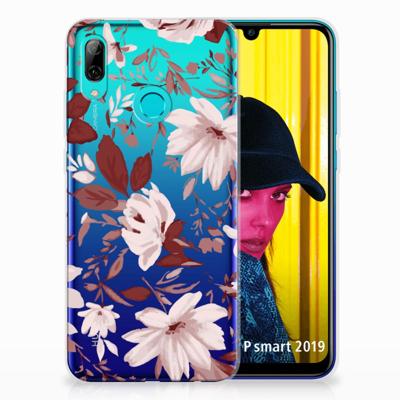 Smartphone hoesje Huawei P Smart 2019 Watercolor Flowers