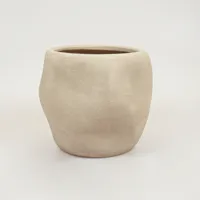 Lisboa organische bloempot voor binnen 30X30X26CM zand