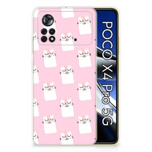 Xiaomi Poco X4 Pro 5G TPU Hoesje Sleeping Cats