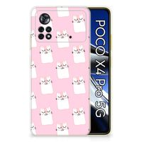 Xiaomi Poco X4 Pro 5G TPU Hoesje Sleeping Cats