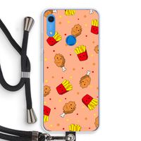 Chicken 'n Fries: Huawei Y6s Transparant Hoesje met koord