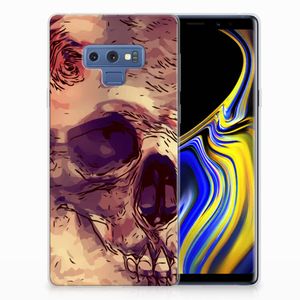 Silicone Back Case Samsung Galaxy Note 9 Skullhead