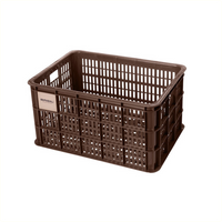 Basil fietskrat l - groot - 40 liter - bruin