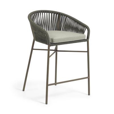 Kave Home Yanet barkruk H65 Groen