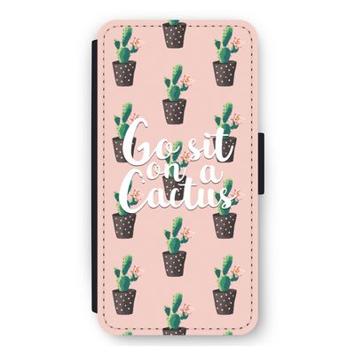 Cactus quote: iPhone 11 Flip Hoesje