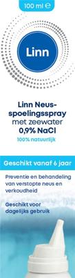Linn Pharma Neusspoelingsspray zeewater