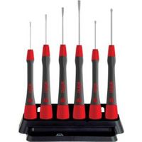 Wiha Fine Screwdriver Set Picofinish® Slotted. Phillips. 6 Pcs. With Holder (42990)