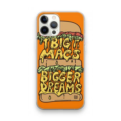 Big Macs Bigger Dreams: iPhone 12 Pro Max Transparant Hoesje