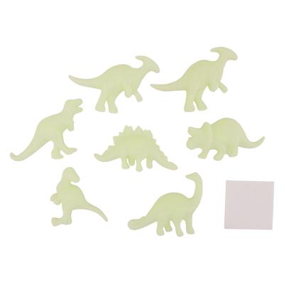 Johntoy Glow in the dark 3d muur dino&apos;s, 7dlg.