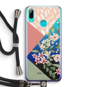 Sweet heaven geometrics: Huawei P Smart (2019) Transparant Hoesje met koord