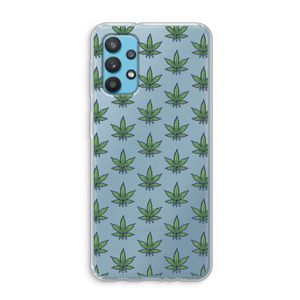 Weed: Samsung Galaxy A32 4G Transparant Hoesje