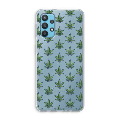 Weed: Samsung Galaxy A32 4G Transparant Hoesje