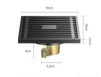 AquaShield Vierkante RVS Vloerdrain AquaShield Vierkante RVS Vloerdrain