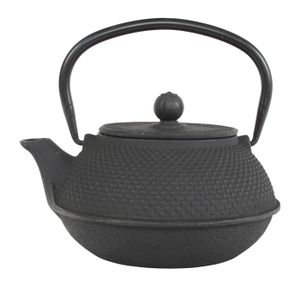 Zwarte Gietijzeren Theepot - 800ml - 17.5 x 15 x 10cm