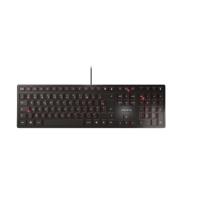 CHERRY KC 6000 Slim toetsenbord Universeel USB AZERTY Belgisch Zwart