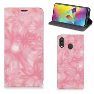 Samsung Galaxy M20 Smart Cover Spring Flowers