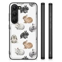 Dierenprint Telefoonhoesje voor Samsung Galaxy S23 Konijntjes Dierenprint Telefoonhoesje voor Samsung Galaxy S23 Konijntjes