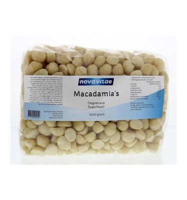 Macadamia ongebrand raw