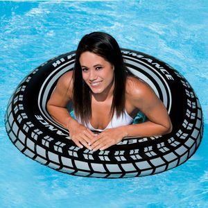 Intex Opblaasbare autoband - zwemband/zwemring - 91 cm   -