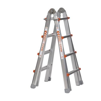 Waku Telescoopladder vouwladder 4x4 treden - 1413800101