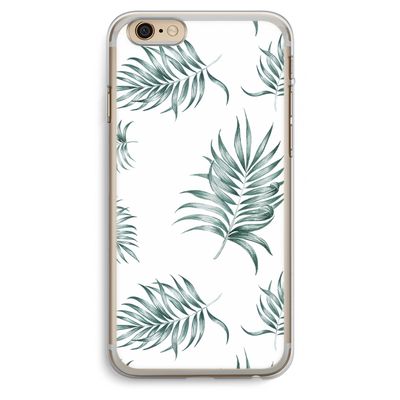 Simple leaves: iPhone 6 Plus / 6S Plus Transparant Hoesje