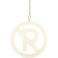 Creativ Company Schild, niet parkeren, afm 21,3 cm, dikte 0,9 cm, 1 stuk