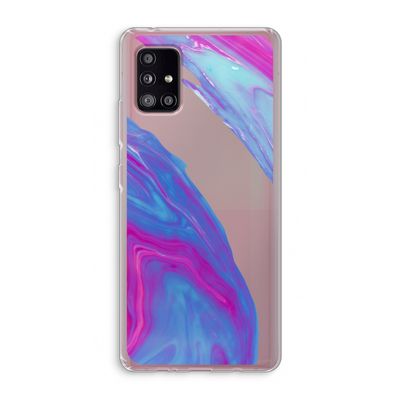 Zweverige regenboog: Samsung Galaxy A51 5G Transparant Hoesje