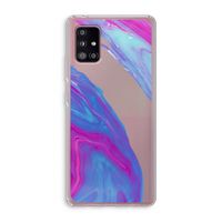 Zweverige regenboog: Samsung Galaxy A51 5G Transparant Hoesje