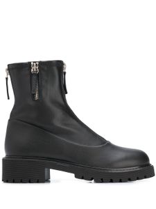 Giuseppe Zanotti bottines à fermeture zippée devant - Noir