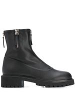 Giuseppe Zanotti bottines à fermeture zippée devant - Noir