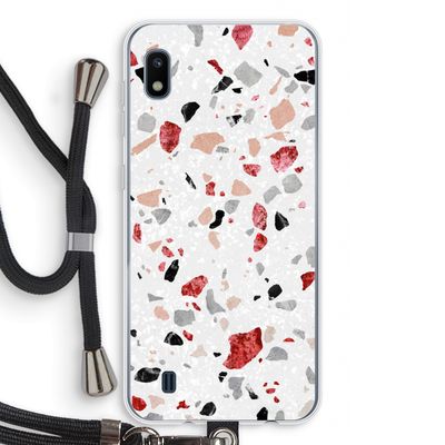 Terrazzo N°12: Samsung Galaxy A10 Transparant Hoesje met koord