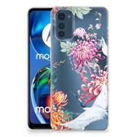 Motorola Moto E32/E32s | TPU Hoesje | Bird Flowers