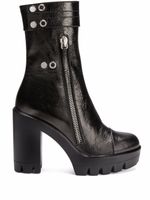 Giuseppe Zanotti bottines Kassy à talon épais - Noir