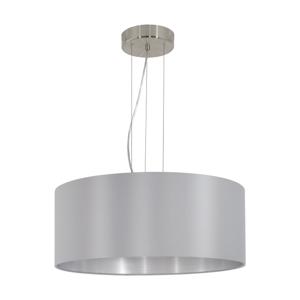 EGLO Maserlo hangende plafondverlichting Flexibele montage E27 Grijs, Nikkel, Zilver