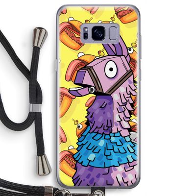 Loot Burger: Samsung Galaxy S8 Transparant Hoesje met koord