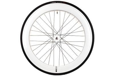 Santafixie 60mm Voorwiel + Binnenband + Band - Wit Santafixie 60mm Voorwiel + Binnenband + Band - Wit