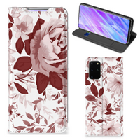 Bookcase Samsung Galaxy S20 Plus Watercolor Flowers