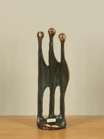 Bronzen beeld Eensgezind, 14 cm.