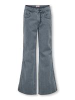 Kids ONLY winter jeansbroek meisjes - grijs - KogJuicy - wide leg fit