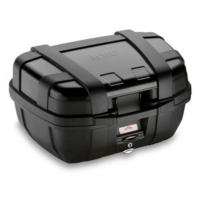 GIVI TRK52 Trekker Monokey Topkoffer, Topkoffers en zijkoffers voor de moto, zwarte aluminium cover 52l