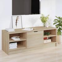 Tv-meubel 102x35,5x36,5 cm bewerkt hout sonoma eikenkleurig