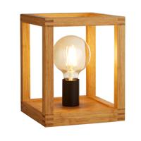 Searchlight Tafellamp houtSquare - EU54742-1NA