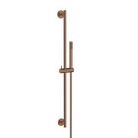 Glijstang set Wiesbaden UniMatch | 75 cm | Incl.Handdouche en Doucheslang | Messing | Rond | Brons koper