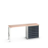 Bott Verso Werkbank | 7 Lades | Breedte Lade 800mm | Multiplex | RAL 7016 - 16921954.19 Bott Verso Werkbank | 7 Lades | Breedte Lade 800mm | Multiplex | RAL 7016 - 16921954.19