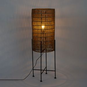 Dutchbone Vloerlamp 'Kari' Jute, kleur Naturel