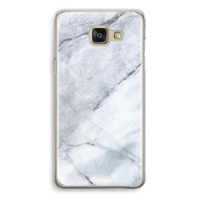 Witte marmer: Samsung Galaxy A5 (2016) Transparant Hoesje