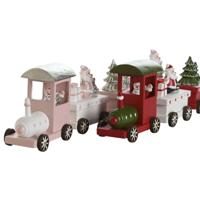 Kerstversiering DKD Home Decor Rood Groen 35,5 x 5 x 8,8 cm (2 Stuks)
